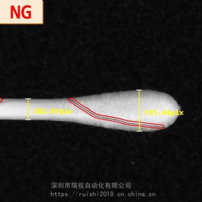 棉签瑕疵视觉检测 检测棉签是否有外来杂物、毛发 视觉项目解决方案