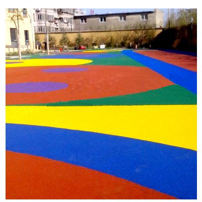 幼儿园epdm彩色颗粒地面施工天津塘沽塑胶地面建设