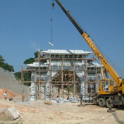 和之 天然石材石雕牌坊 适用于景区寺庙山门 线雕工艺半手工方式