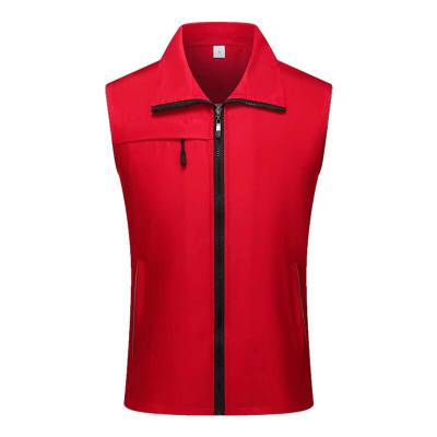 志愿者马甲印字印公益服务服装社区工作服背心定制