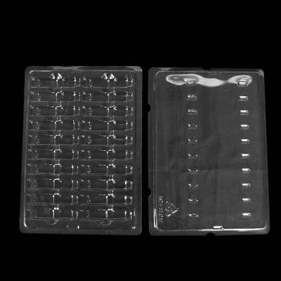 合川锁鲜盒贴体盒包装 生鲜熟食盒 一次性透明PP可微波