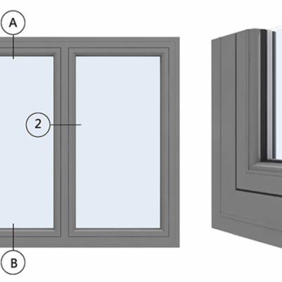 兴发铝材兴发铝业P55A系列外平开窗产品双平开窗方案