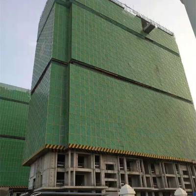 广东外架钢板网 高层外墙防护网片 环保阻燃防坠网
