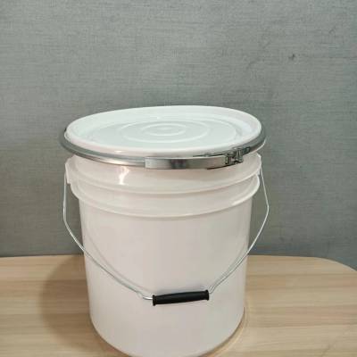 江苏常州阳明5加仑硅胶塑料包箍直口桶 双组份五加仑压盘式供胶料桶
