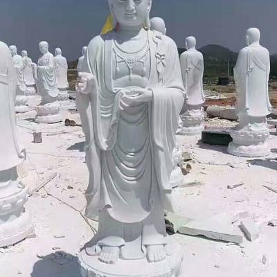 厂家供应石雕佛像 大理石地藏王菩萨 寺庙石雕菩萨神像