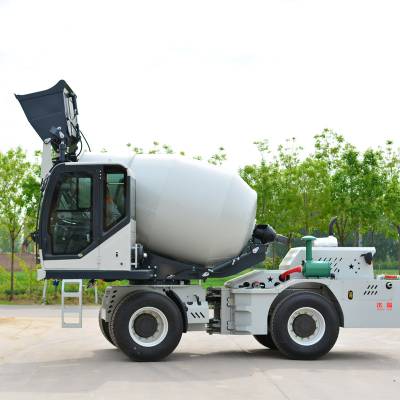 达州混泥土自动上料搅拌车 小方量上料搅拌车