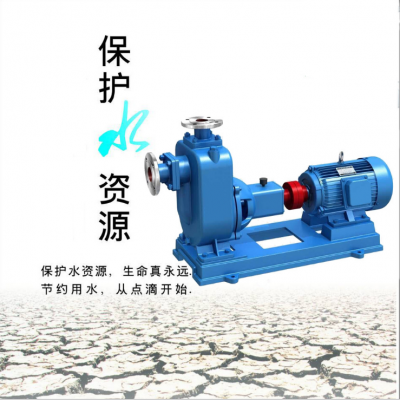 ZW80-50-60自吸污水泵 无堵塞排污泵加强自吸泵