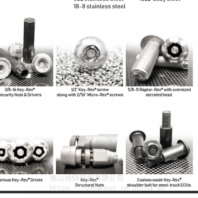 PENTA-PLUS不锈钢机螺钉KEY-REX 系列3GSRR04018