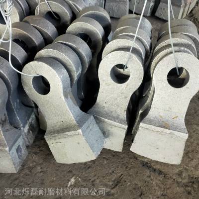 铸造生产浙江双金属(高铬高锰钢)热复合破碎机锤头