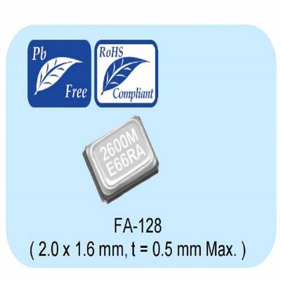 Q22FA12800418谐振器,EPSON进口晶体,FA-128无线设备晶振