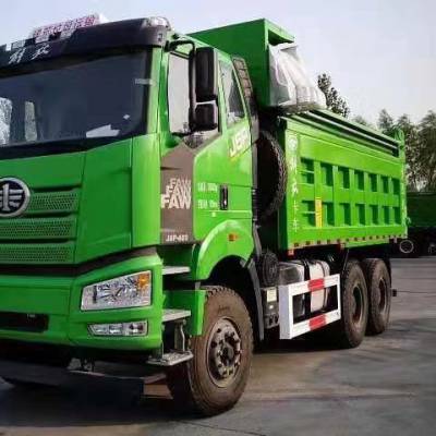 北京一汽解放新j6p国六5.6米自卸车***渣土车