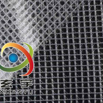 浙江工厂现货供应PVC透明夹网布透明格子布透明网眼布