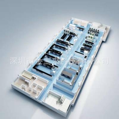 无菌实验室装修效果图 智能人体生物实验室工程施工