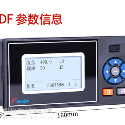 单色屏液晶显示仪表定量控制仪，皖自仪，EC31DF