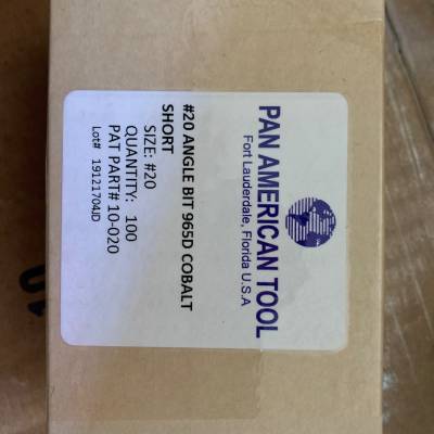 供应美国panamericantool 螺纹柄钻头 10-020