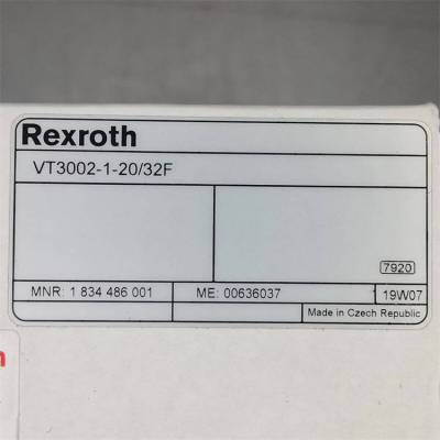 Rexroth / 1834486001 VT3002-1-2X/32F / 放大器支架