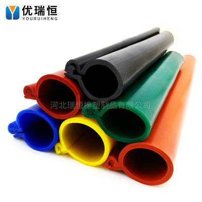 优瑞恒厂家 卡扣式绝缘护套 硅胶绝缘套管 线缆绝缘保护套 卡扣硅胶管 鸟啄管