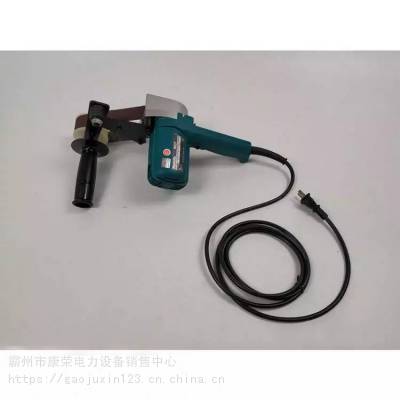 电力施工工具电缆处理加工机9031 电缆打磨机环形砂带电缆抛光机