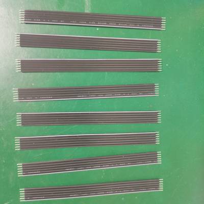 排线加工定制IDC2.54连接线刺破式插头线信号传输排线扁平红边灰排线