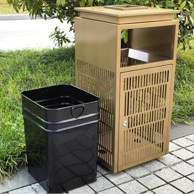 南京户外垃圾分类亭不锈钢垃圾分类亭收集亭站环卫垃圾桶遮雨棚垃圾房