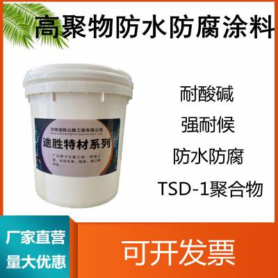 TSD-1复合防腐防水涂料耐酸碱耐腐蚀污水池水厂化工厂化粪池防护