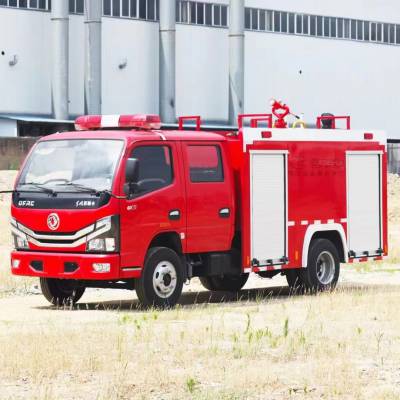 宁波5吨东风凯普特水罐消防车 高炮全配灭火 城市抢险泡沫消防车