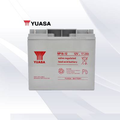 汤浅(YUASA)NP18-12免维护铅酸蓄电池UPS/EPS风力变桨12V18AH