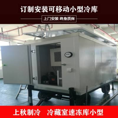 上海上秋冷库设备厂家冷藏室速冻库小型可定制安装移动冷库设计