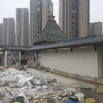 云南丽江古建青瓦 小青瓦多少钱一平方 仿古瓦门头