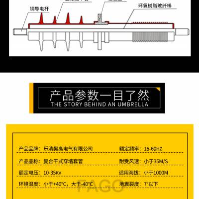 FCRG3-40.5/2000A穿墙套管图纸价格江苏省南京市