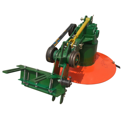 圆盘割草机双单盘苜蓿牧草收割小型四轮拖拉机带前置收割机厂家