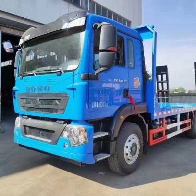 重汽豪沃tx黄牌挖机平板车