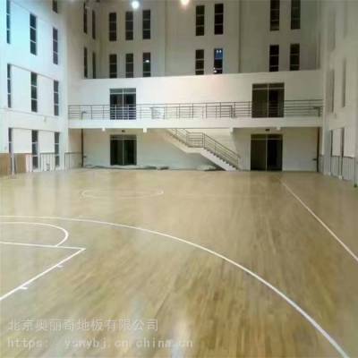 篮球场塑胶地面厂家 运动塑胶地板施工