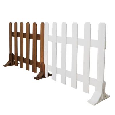 白色木护栏养花木栅栏庭院花池围栏