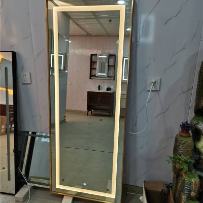 智能全身镜led灯智能穿衣镜带灯落地发光镜试衣理发店家用落地镜