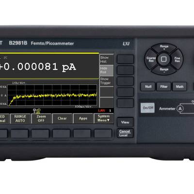 KEYSIGHT 是德 飞安计/皮安计和静电计/高阻表 B2980B系列