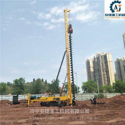 大型CFG螺旋打桩机 履带长螺旋打桩机 锚杆螺旋地桩钻孔机