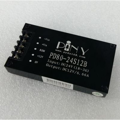 ӦصԴDC/DC80W24Vת12VѹԴģPD80-24S12B