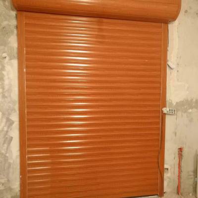 直营购物中心伸缩门涡轮快速门铝合金卷闸门手动无声门家用折叠门