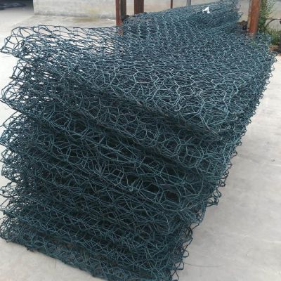 生态绿格铅丝笼 水库护岸矽胶覆塑大孔格宾网使用年限 绿滨垫厂家直销