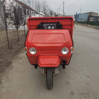 拉沙拉砖工程三轮车 爬坡强的工地三轮车 载重大柴油三轮车