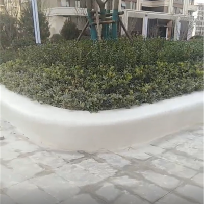 水磨石景观坐凳 光滑***水磨石造型施工