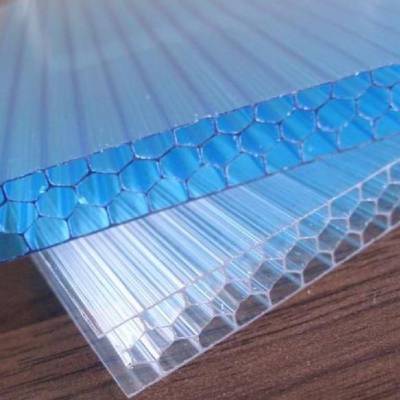 10mm聚碳酸酯蜂窝状中空阳光板