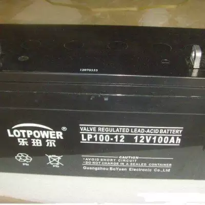 乐珀尔LOTPOWER蓄电池LP100-12 12V100AH直流屏 UPS电源