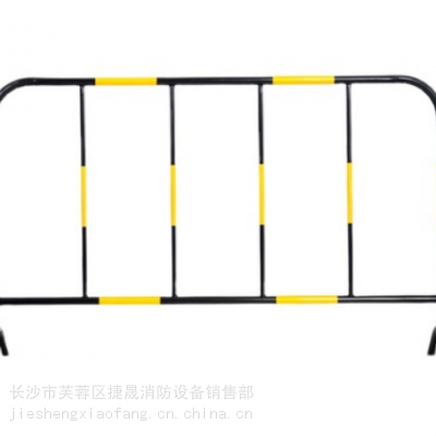 长沙不锈钢铁马护栏 市政地铁商场移动隔离栏学校交通安全围栏