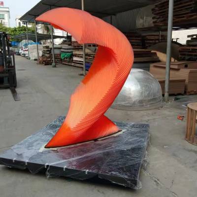 工厂定制房地产大型亚克力异形摆件 酒店亚克力大型雕刻展示摆件 七彩