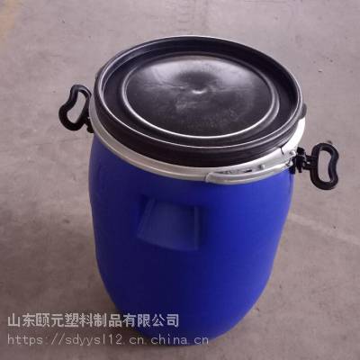 山东威海50L圆形出口铁箍塑胶桶价格