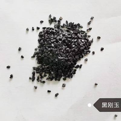 黑刚玉经由高温高压工艺人工合成的碳化硅超硬材料