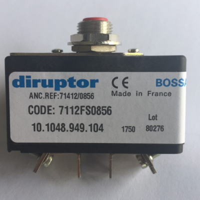 法国 Diruptor 7112FS0856 型单极断路器,适配单相电路