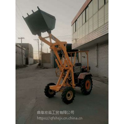 小型铲斗装载机抱草夹 农用工地用小型沙石装载机小铲车